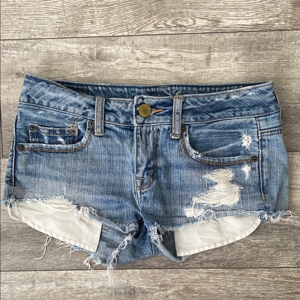 American Eagle Denim Distressed Women Shorts